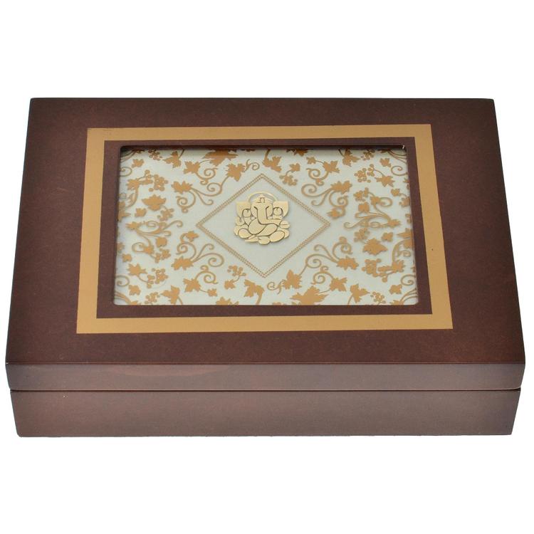 Elegant Brown Ganesha Gift Box