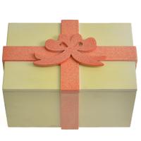 Cream Ribbon Gift Box