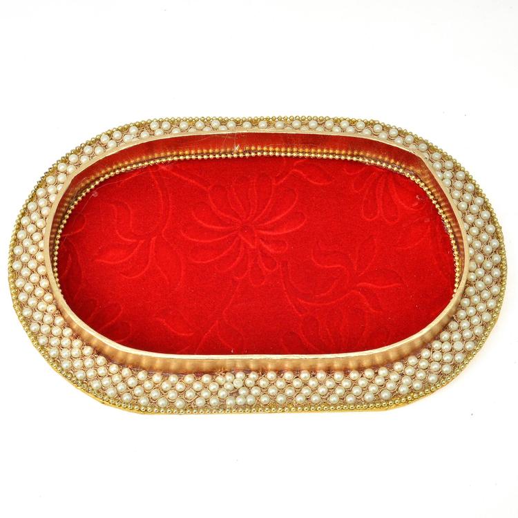 Stunning Moti Work Thali