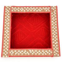 Ravishing Red Moti Work Thali