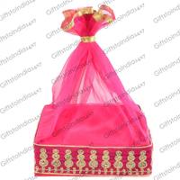Alluring Pink Basket With Net