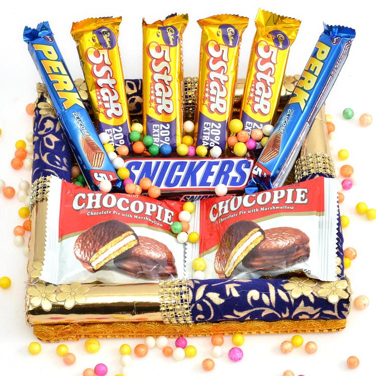 Square Tray of Chocolates