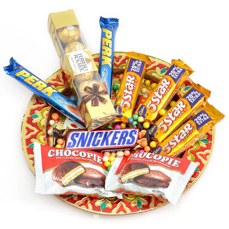 A Thali Of Delicious Chocolates