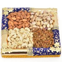 Flavoursome Dry Fruits in Golden Thali