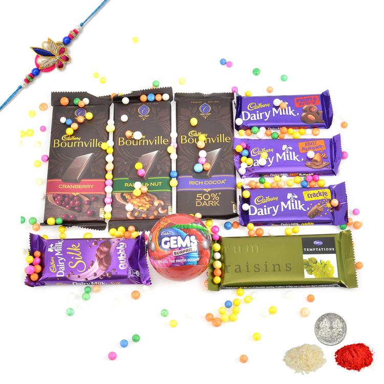 Appetizing Chocolates & Rakhi