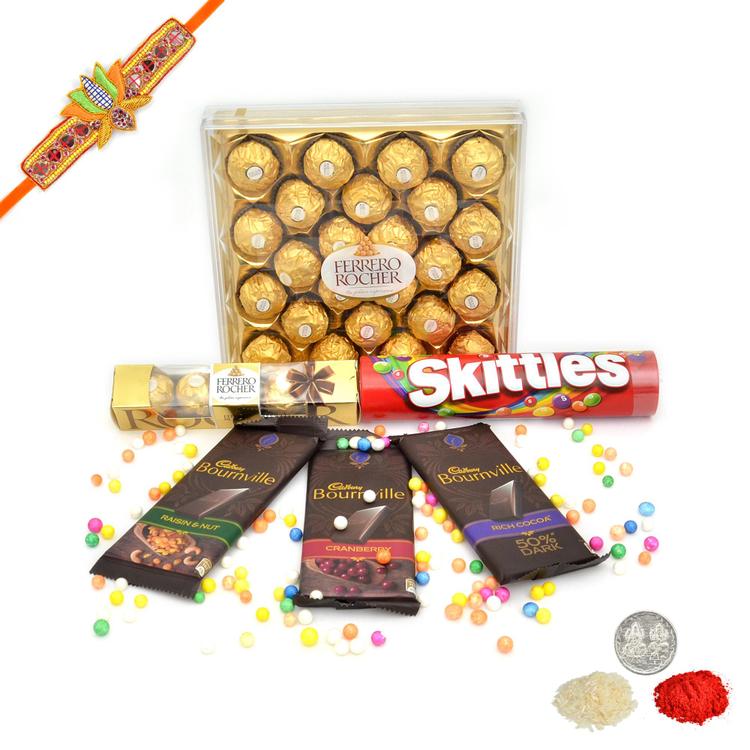 Crunchy Chocolaty Delight with Rakhi