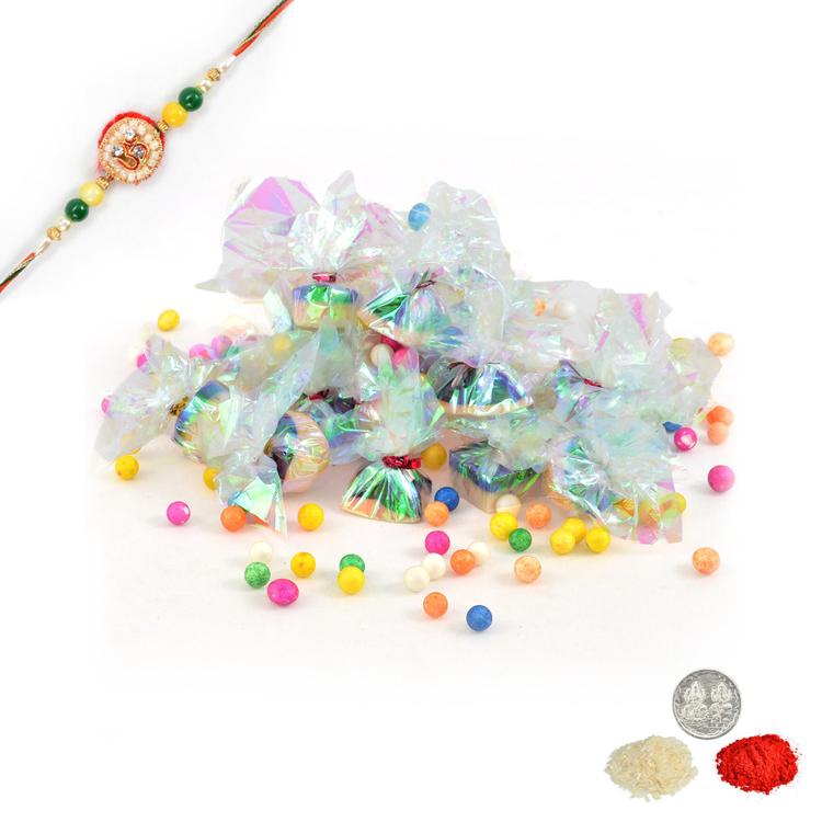 Day and Night Handmade Chocolates with a Rakhi