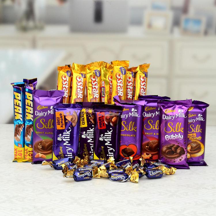 Combo of Different Flavored Chocolates