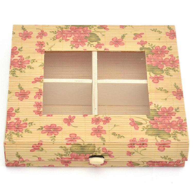 Floral Box with Four Compartments