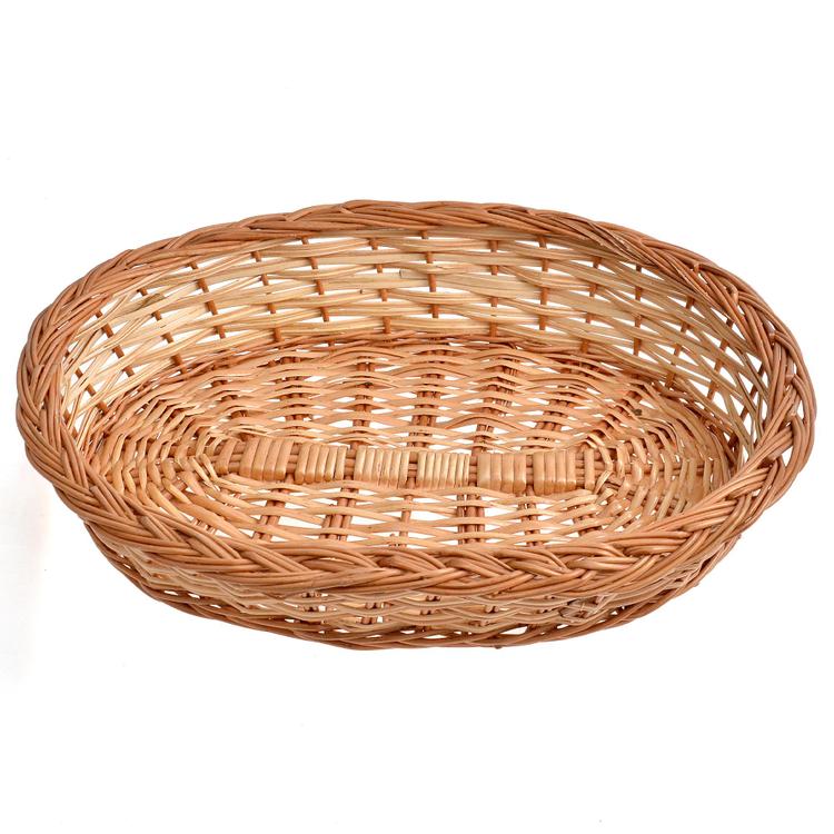 Flat Cane Gift Basket