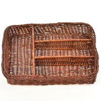 Dark Brown Cane Gift Basket