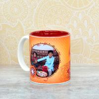 Attractive Red Raksha Bandhan Mug