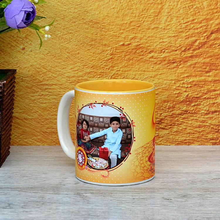 Yellow Raksha Bandhan Mug