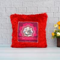 Red Raksha Bandhan Pillow