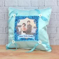 Blue Raksha Bandhan Pillow