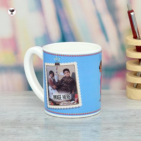 Blue Best Wishes Kids Mug