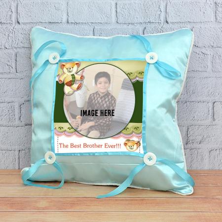 Blue Best Brother Pillow