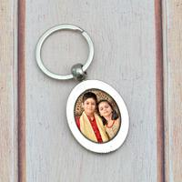 Oval Rakhi Keychain