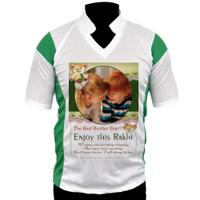 Green Rakhi T-Shirt for Brother