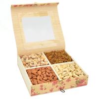 Dry Fruits in Floral Box
