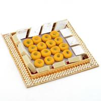 Tray of Barfi and Peda