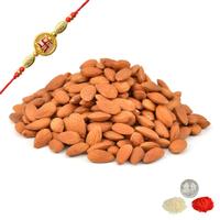 Delectable Bunch Of Almond with Rakhi