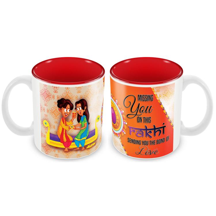 Missing Your Sibling Rakhi Mug