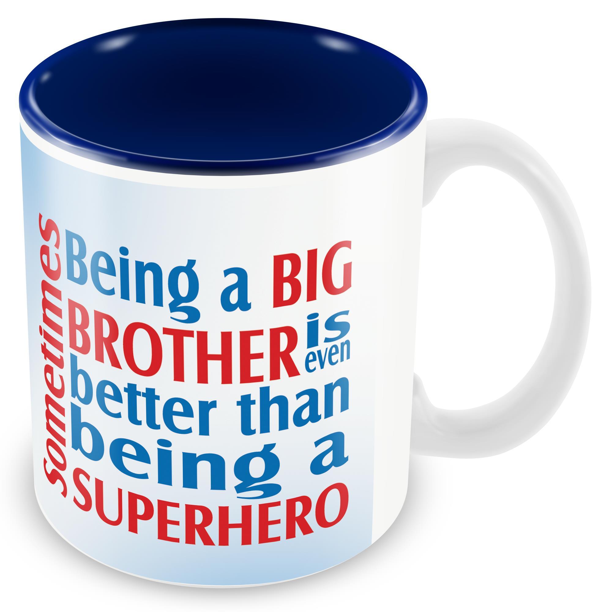 Superhero Cup For Brother Birthday Gifts (Brother)