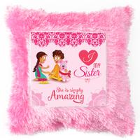 Pink Amazing Sister Pillow
