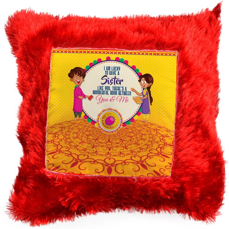 Raving Red Pillow For Sister