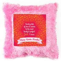 Pretty Pink Pillow For Bhaiya Bhabhi