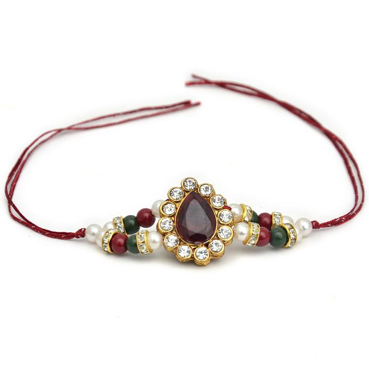 Elegant Drop Shaped Rakhi (Express)