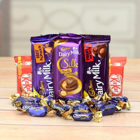 DairyMilk, Choclairs, Kitkat