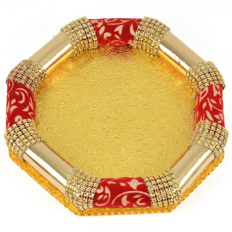Beguiling Rhomboid Gift Thali (Express)