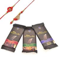 Three Flavored Bournville Pack with Rakhi