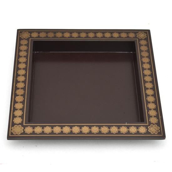 Attractive Brown Square Thali