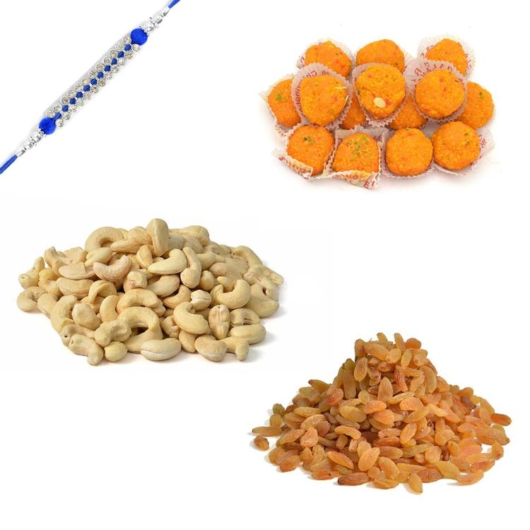 Delectable Hamper With Rakhi