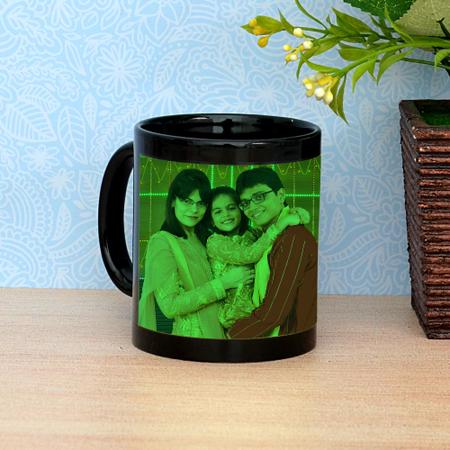 Custom Black Radium Mug