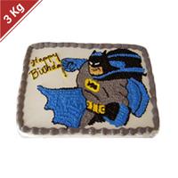 Batman Bday Cake - 3 Kg. (Rectangle)