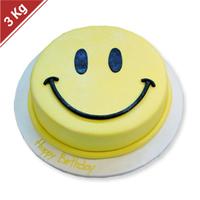 Smiley Face Chocolate Cake - 3 Kg.