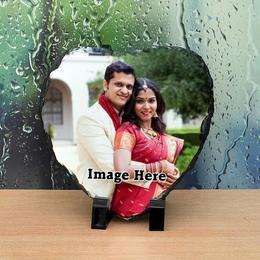 Heart Rock Photo Frame