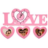 Custom Love Photo Frame cum Wall Clock