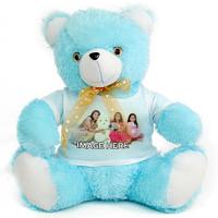 Adorable Blue Personalized Teddy