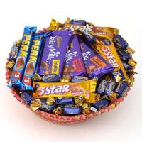 Chewy Chocolates in Basket