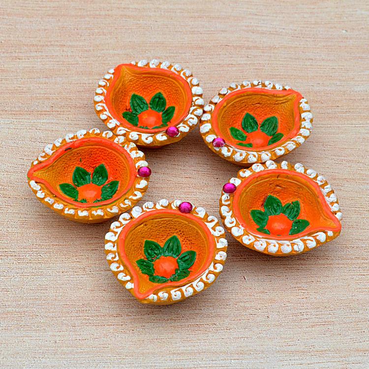 5 Set of Diya