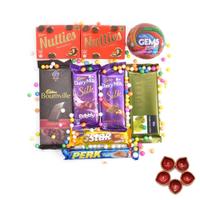 Mouth Watering Chocolate Hampers with Diya