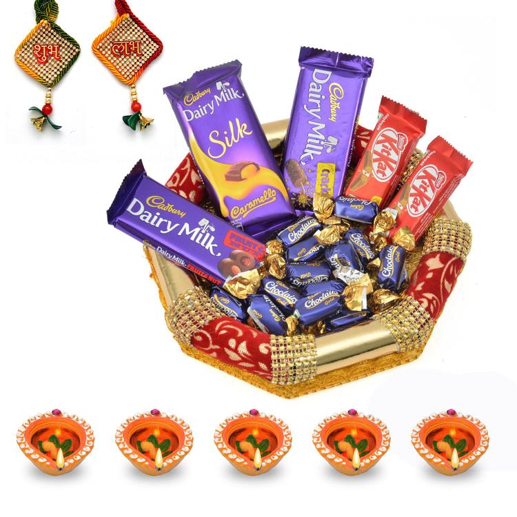 Dairy Milk Silk, Choclairs, Kitkat & Diya