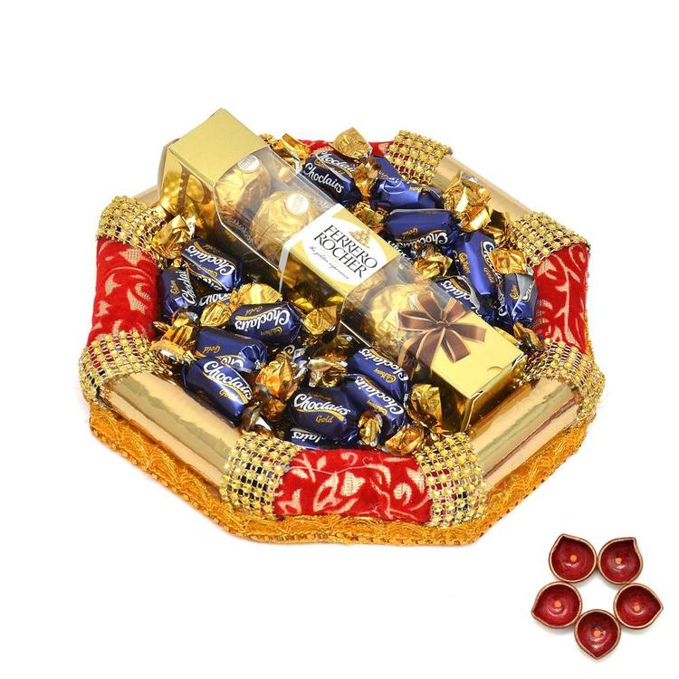 Chocolates & Diya (Same Day)