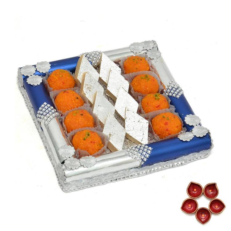 Laddoo, Kaju Barfi & Diya (Express)