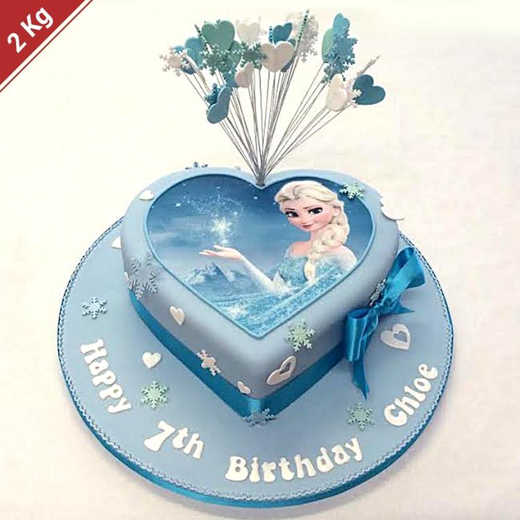 Frozen Chocolate Bday Cake - 2 Kg.